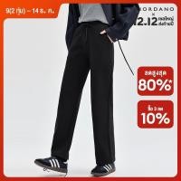 ราคา Giordano Women Pants Fleece Lined Warm Knitted Pants with Drawstring Elastic Waist Casual Trousers 05414857 (22789592051)