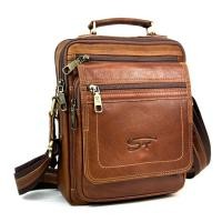 ราคา Chinatown Leather กระเป๋าผู้ชาย หนังแท้ สะพาย หนังวัวแท้ ขนาด ipad2 3 หูจับฝายาวสีแทน (15912804443)