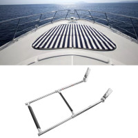ราคา บันไดเรือ Telescopic Dock Ladder 304 สแตนเลส 2 ขั้นตอนบันไดเรือสำหรับงานทางทะเล (23284355335)