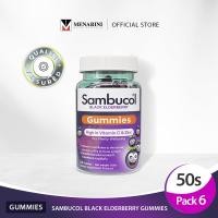 ราคา แพ็ค 6 Sambucol Black Elderberry Gummies แซมบูคอล แบล็ค เอลเดอร์เบอรี่ กัมมี่ 50 เม็ด (15237503652)