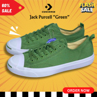 ราคา รุ่นฮิต Converse jack purcell army รองเท้าผ้าใบคอนเวิร์ส สีเขียวทหาร (21473040240)