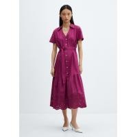 ราคา MANGO DRESS GINIX H Openwork detail shirt dress รุ่น GINIX H Ref 67042533 (23367238253)