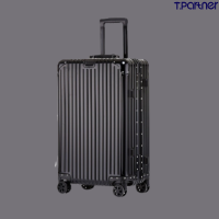 ราคา Tpartner กระเป๋าเดินทาง ขนาด 20 24 และ 29 นิ้ว กระเป๋าเดินทางล้อลาก รุ่นOriginal Aluminium วัสดุอลูมิเนียมแท้ทั้งใบ100 แข็งแรง ทนทาน (6369222287)