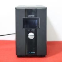 ราคา เครื่องสำรองไฟ LEONICS UPS รุ่น USV 1000 1000va 600w เครื่องพร้อมแบตเตอรี่ Battery พร้อมใช้งาน (22130725966)