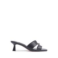 ราคา NINE WEST รุ่น IZROY รองเท้าแตะส้นเข็มเล็ก สีดำ (22807462263)