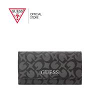 ราคา GUESS กระเป๋าสตางค์ผู้หญิง รุ่น J9455151 ABBAS SLG SLIM CLUTCH สีดำ (23195744749)
