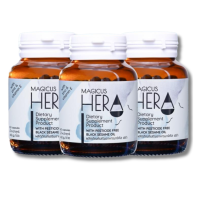 ราคา Magicus Hera มาจิคัสเฮร่า วิตามินลดผมร่วง ผมบาง เพิ่มผมหนา ด้วยสารสกัดเข้มข้นจากน้ำมันงาดำออร์แกนิก 3 กระปุก (19890398886)
