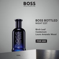 ราคา น้ำหอมผู้ชาย BOSS Bottled Night Eau De Toilette For Men Birch Leaf Cardamom Louro Amarelo Wood Woody Aromatic EDT Perfume by HUGO BOSS Fragrances (20388954605)