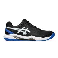 ราคา Asics รองเท้าเทนนิสผู้ชาย Gel Dedicate 8 Black Blue 1041A408 002 (21746296106)