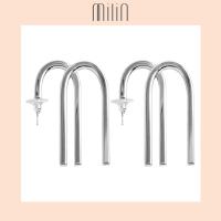 ราคา MILIN Signature Milin M logo ต่างหูติดหูแต่งห้อยโลโก้ Tatia Earrings (13503772264)