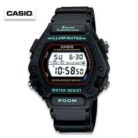 ราคา Velashop นาฬิกาข้อมือผู้ชายคาสิโอ ดิจิตอล CASIO Standard Digital สายเรซินสีดำ รุ่น DW 290 1VS DW 290 1 DW 290 (871570916)