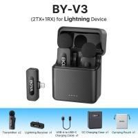 ราคา New BOYA BY V3 Wireless Mirophone General Lavalier Mirophone for iPhone Android Smartphones Action DSLR Camera with 30h Charging for Recording Interview Vlog (23255398683)