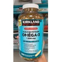 ราคา จัดส่งที่รวดเร็ว Kirkland Fish Oil OMEGA 3 fish oil 1300mg 330 Softgels น้ำมันปลา น้ำมันปลาโอเมก้า3 1200มก (23206604225)