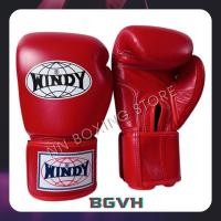 ราคา Windy boxing gloves BGVH Red 8101214161820oz with velcro genuine leather วินดี้ นวมซ้อมชกมวย สีเเดง ผลิตจากหนังเเท้จากโรงงานวินดี้ (20772240064)