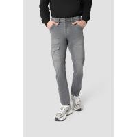 ราคา DAVIE JONES กางเกงยีนส์ ริมแดง Selvedge Tapered Slim Fit Jeans CO0062 สีเทา น้ำเงิน (21719955842)