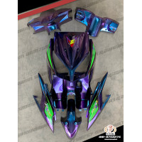 ราคา ชุดสี Honda Click110i สีม่วงเอฟเฟค งานเทียม ฮอนด้าคลิก110i สีม่วงเอฟเฟค (13565101026)