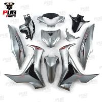 ราคา PUGParts ชุดสีเวฟ125i wave125i ปลาวาฬ ชุด13ชิ้น สีเทามุก ชุดสีเวฟ125i 2012 2017 (11706752113)