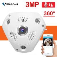 ราคา Vstarcam C61S ความละเอียด 3MP ปรับได้ถึง 3MP 1536P กล้องวงจรปิดไร้สาย Wifi Camera มุมมองกว้าง 360องศา (22073744467)
