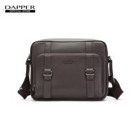 ราคา DAPPER กระเป๋าสะพายข้าง Double Buckle Crossbody Bag สีน้ำตาล (19887687434)