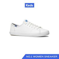 ราคา KEDS รองเท้าผ้าใบหนัง แบบผูกเชือก รุ่น KICKSTART LEATHER สีขาว WH57559 (656756683)