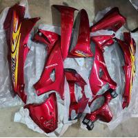 ราคา ชุดสี wave125s เวฟ125r สีแดงแก้ว326 กาบรถ เฟรมรถ เวฟ125s (19465307373)