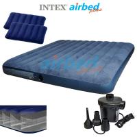 ราคา Intex ที่นอนเป่าลม ดูรา บีม ไฟเบอร์ เทค 6 ฟุต คิง 1 83x2 03x0 25 ม สีน้ำเงิน รุ่น 64755 หมอน 2 ใบ ที่สูบลมไฟฟ้า (506338022)