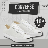 ราคา CONVERSE JACK PURCELL CLASSIC WHITE TKS 11012 20 รองเท้าผ้าใบชาย รองเท้าผ้าใบหญิง (21472425369)