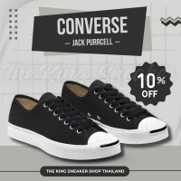 ราคา CONVERSE JACK PURCELL CLASSIC BLACK TKS 11012 20 รองเท้าผ้าใบชาย รองเท้าผ้าใบหญิง (21472350782)