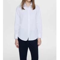 ราคา G2000 เสื้อเชิ้ตคอบัวสีขาว เสื้อเชิ้ตผู้หญิงแขนยาว เสื้อเชิ้ตสำหรับใส่ทำงานทรง Regular Fit (22678462561)