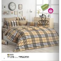 ราคา TOTO ชุดประหยัดชุดผ้าปูที่นอน ผ้าห่มนวมเอนกประสงค์ สำหรับที่นอน 3 5 5 6 ฟุต TT278BR พิมพ์ลาย กราฟฟิค ลายสก๊อต สีน้ำตาล Graphic ระบุขนาดในตัวเลือกสินค้า (3115360656)