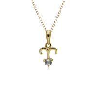 ราคา Gemondo จี้ทองคำแท้ 10K ประดับอัญมณี แท้ สัญลักษณ์ประจำราศี เสริมมงคล จี้ราศี จี้12ราศี จี้ทองคำ (9050901213)