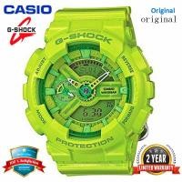 ราคา G Shock GMAS110นาฬิกาข้อมือสปอร์ตผู้หญิงนาฬิกาหน้าจอคู่กันน้ำ200เมตรกันกระแทกและกันน้ำไฟ LED แสดงเวลาโลกสปอร์ตพร้อมรับประกัน2ปีสีเขียว GMA S110CC 3A มีสินค้าในสต็อก (10295467393)