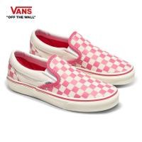 ราคา VANS CLASSIC SLIP ON CHECKERBOARD PINK TRUE WHITE รองเท้าผ้าใบ หญิง ชาย (22882276761)
