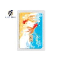 ราคา GCAP GOLD ทองคำแท่ง 0 6 กรัม ลาย ปลาทองเรียกทรัพย์ ทองคำ 96 50 จัดส่งฟรี แผ่นทอง การ์ดทอง ทองแท้ (21689363775)