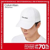 ราคา CALVIN KLEIN หมวกแก๊ปผู้ชาย Ck Titlecase รุ่น 4D5021G YAF สีขาว (23059513353)