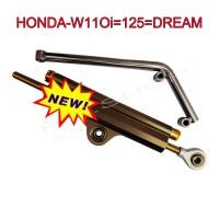 ราคา กันสะบัดแต่ง ขา พร้อมอุปกรณ์ สำหรับ HONDA W100 W125I S R DREAM SUPERCUP สีแม็กนีเซียม ปรับ 4 จุด เกรด10A งานเทพ (788750540)