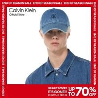 ราคา CALVIN KLEIN หมวกแก๊ปผู้ชาย Ckj Small Monogram รุ่น 4G5039G LHK สีฟ้า (23059349706)