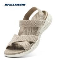 ราคา SKECHERS Gorun Womens sandals สเก็ตเชอร์ส รองเท้าแตะ ผู้หญิง GOwalk Arch Fit On The Go 500 Sandals Shoes GRY (20768942136)