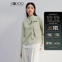 ราคา G2000 เสื้อเบลาส์สำหรับผู้หญิง ทรง Regular Fit รุ่น 4624123150 GREEN (22999734880)