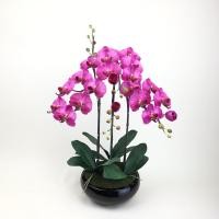 ราคา กระถางกล้วยไม้ประดิษฐ์ ดอกกล้วยไม้ปลอมพร้อมกระถาง ดอกไม้ประดิษฐ์ตกแต่งบ้าน (19167704895)