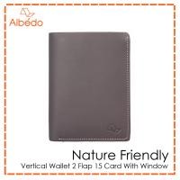 ราคา กระเป๋าสตางค์ กระเป๋าใส่บัตร ALBEDO VERTICAL WALLET 2 FLAP 15 CARD WITH WINDOW รุ่น NATURE FRIENDLY NF05879 (10339066579)