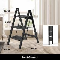 ราคา JJT จัดส่งฟรี บันไดพับ บันไดพับ บันไดพับหนา บันไดอเนกประสงค์ บันไดยืดไสลด์ สามารถจัดเก็บ 2 3 4 ขั้น บันไดพับ บันได (17362785822)