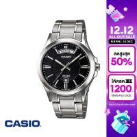 ราคา CASIO นาฬิกาข้อมือ CASIO รุ่น MTP 1381D 1AVDF วัสดุสเตนเลสสตีล สีดำ (618072629)