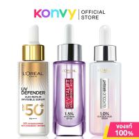 ราคา LOreal Paris Holiday Special Set Glycolic Serum 30ml Revitalift HA Serum 30ml UV Defender Serum 30ml เซทสุดพิเศษ (23363266092)