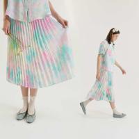 ราคา พร้อมส่ง COLOUR MATTER Sunray Skirt กระโปรงพลีททรงเอเนื้อผ้าโพลีซาตินนำเข้า พร้อมติดซับใน ใส่แล้วไม่อ้วน อัดพลีทด้วยมือทีละตัว มีซิปข้าง (22951118848)