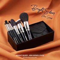 ราคา เซต แปรงแต่งหน้า EIGSHOW Mini Series 7PCS สี Bright Silver แปรงแต่งหน้าขนสัตว์แท้ด้ามจับไซส์มินิ พกพาง่าย (5010688964)