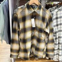 ราคา UNIQLO เสื้อเชิ้ตลายสก๊อตผ้าฝ้ายสักหลาดสำหรับทั้งหญิงและชาย470188แขนยาวเสื้อเชิ้ตลายตารางลำลอง470190ของแท้ใหม่ (23304836952)