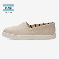 ราคา top TOMS รองเท้าลำลองผู้หญิง แบบสลิปออน Slip on รุ่น Cupsole Alpargata Natural Heritage Canvas รองเท้าลิขสิทธิ์แท้ รองเท้าผ้าใบผู้หญิงรองเท้าลำลองระบายอา (21076996021)