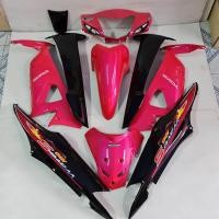 ราคา ชุดสี แฟริ่ง เวฟ ร้อย honda wave 100s u box สีชมพู309ท้ายดำ ยกชุด 10 ชิ้น (17045905900)