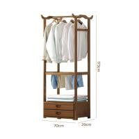 ราคา HOMEC ราวไม้อเนกประสงค์ ชั้นวางเสื้อผ้า ที่แขวนเสื้อ ราวแขวนเสื้อผ้า coatrack wood วัสดุไม้คุณภาพดี พร้อมชั้นวางของ มีให้เลือก 3แบบ (21762298787)